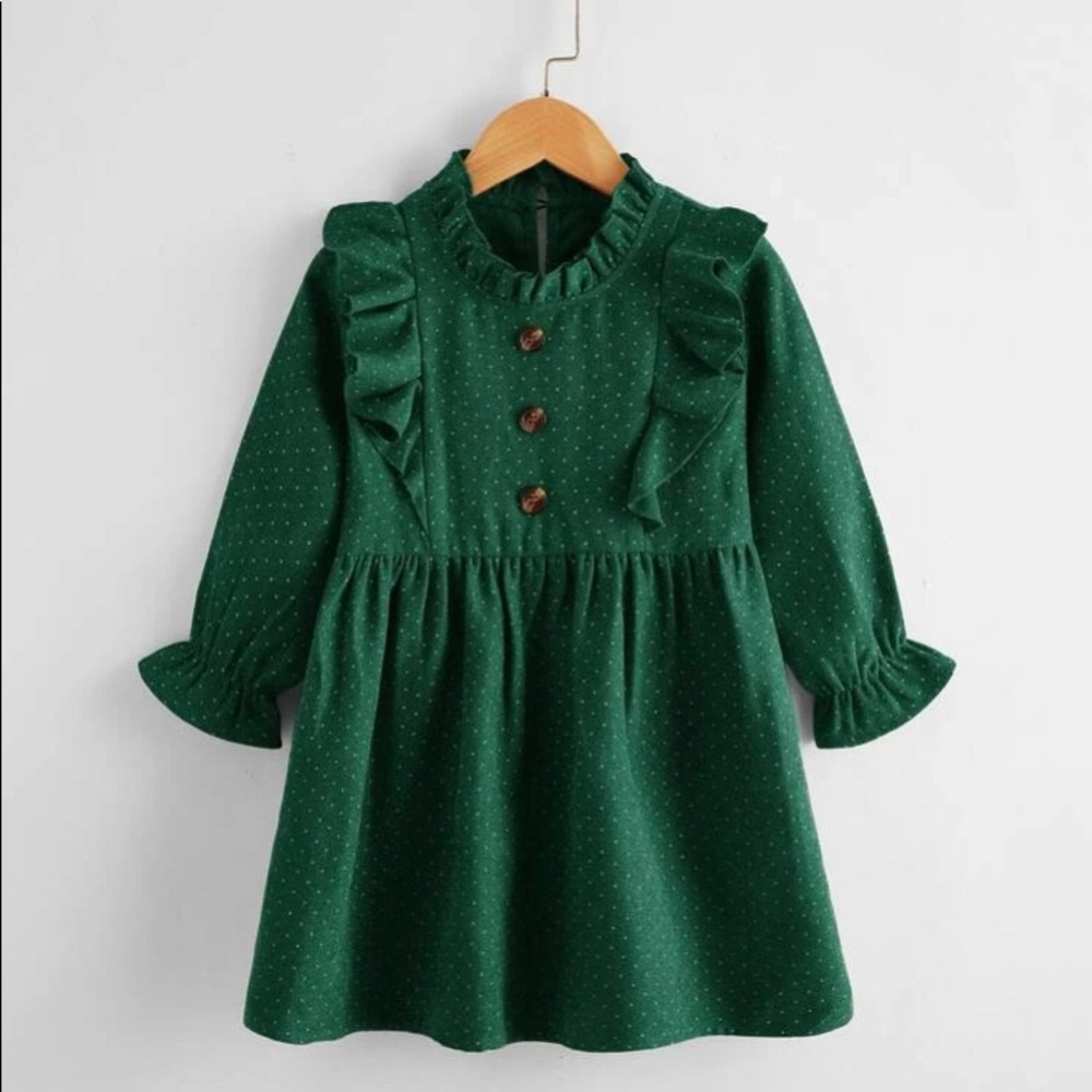 Toddler girl polka dot dress